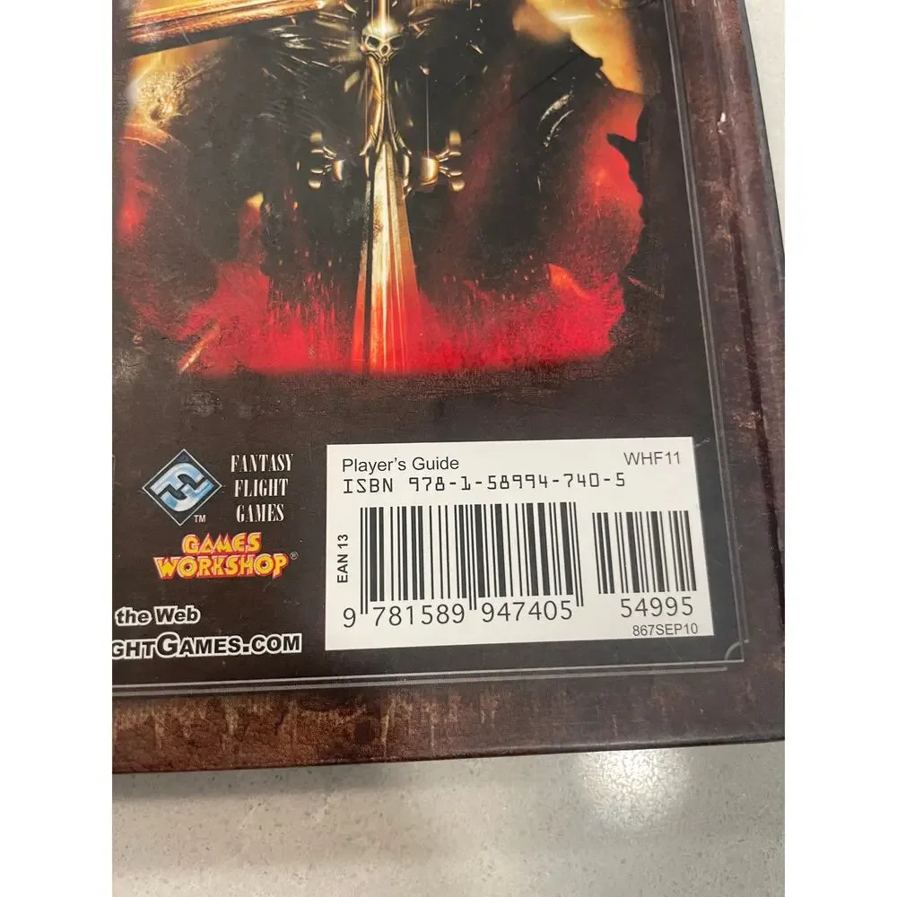 Warhammer Fantasy Roleplay Player’s Guide Hardcover RPG Tabletop  Playing RARE